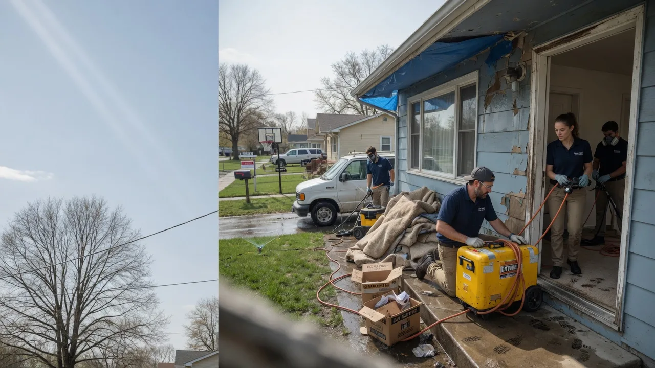 Basement Flood Cleanup in Clive, IA near me